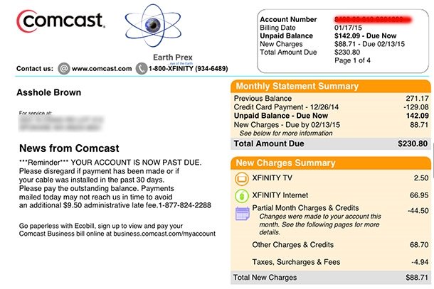 Comcast Pay Bill Without Logging